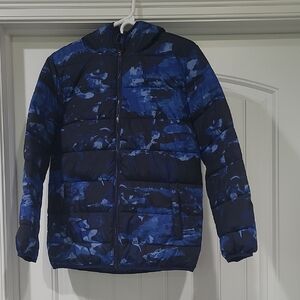 Under Armour Kids Navy and Blue Puffer Jacket